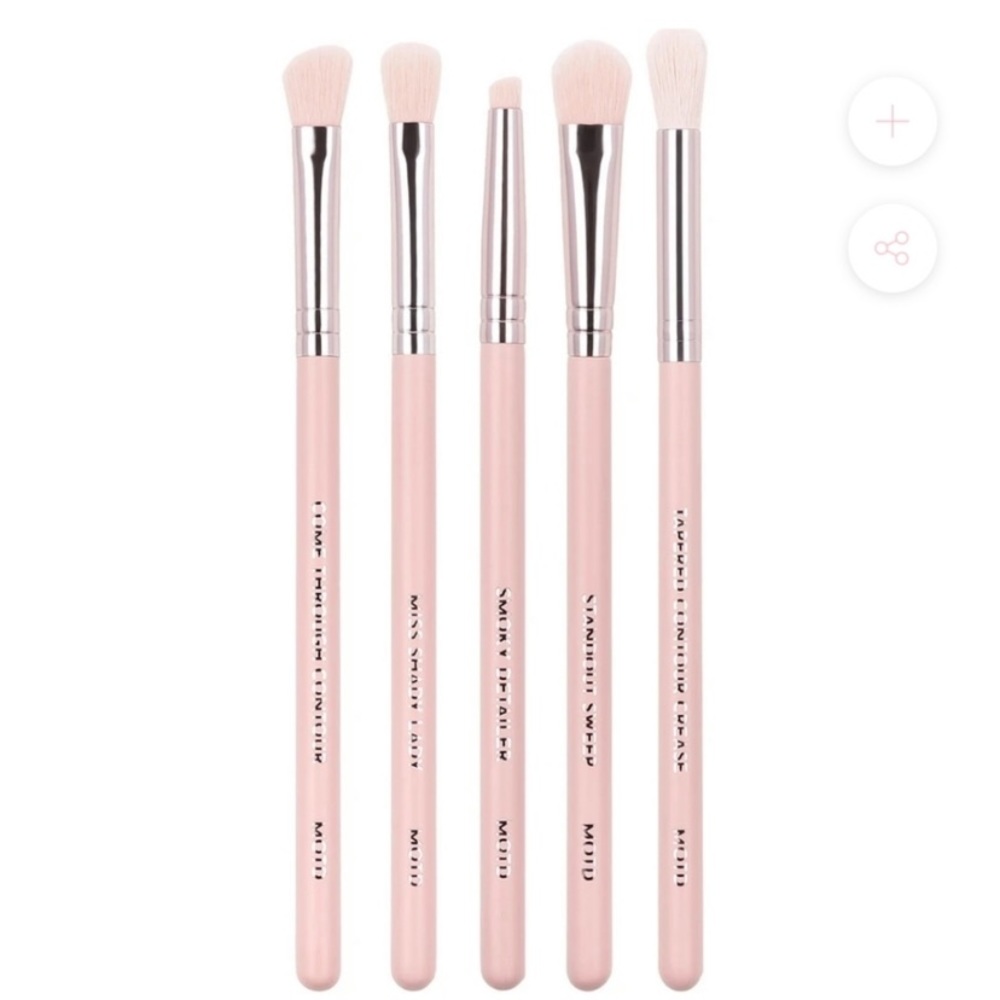 NIB MOTD Pink Cosmetic Make Up Brush Set—OS